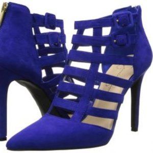 Carmody Strappy Bootie in Symphony Blue Kidsuade